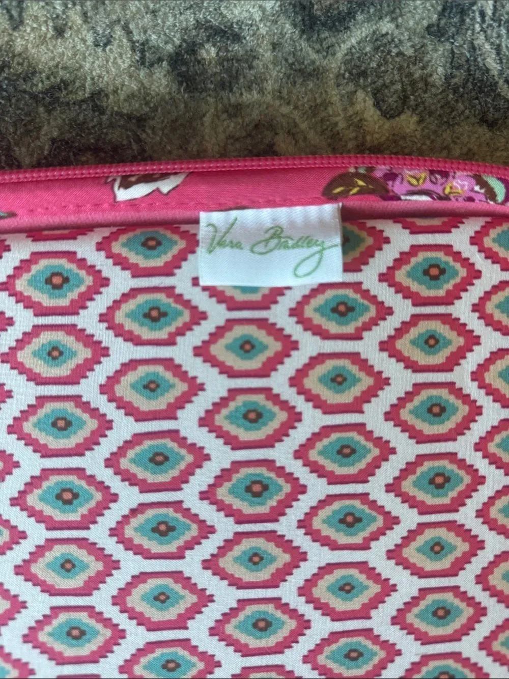 Vera Bradley Pink Paisley Multi-Pattern Women’s Laptop Bag